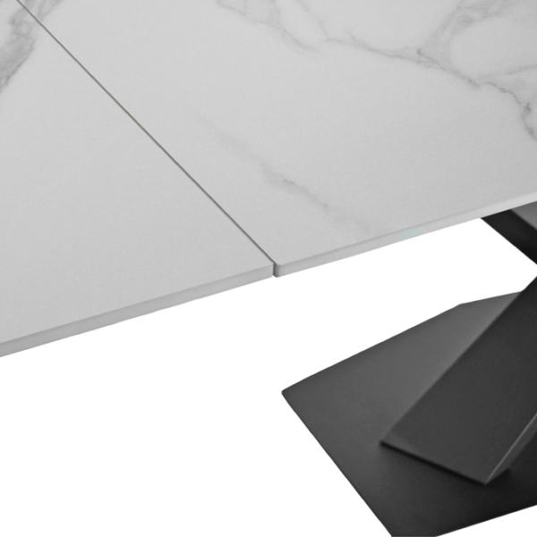 Masă de bucătărie extensibilă DecoPrim Helios Ceramică/ White photo 5 Masă de bucătărie extensibilă DecoPrim Helios Ceramică/ White photo 5