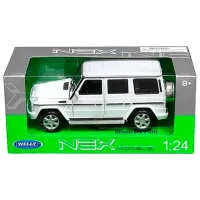 Mașină de colecţie Welly MERCEDES-BENZ G-CLASS 24012W Black White photo 4