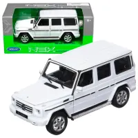 Mașină de colecţie Welly MERCEDES-BENZ G-CLASS 24012W Black White photo 5