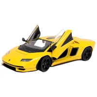 Коллекционная машина Welly LAMBORGHINI COUNTACH LPI 800-4 24114W Черный Желтый photo 2