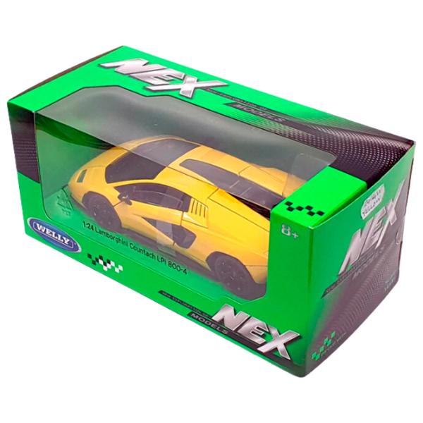 Mașină de colecţie Welly LAMBORGHINI COUNTACH LPI 800-4 24114W Black Yellow photo 5 Mașină de colecţie Welly LAMBORGHINI COUNTACH LPI 800-4 24114W Black Yellow photo 5