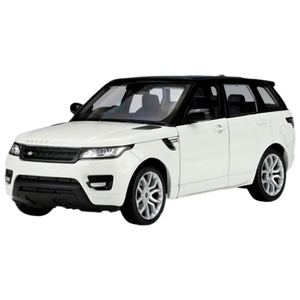 Mașină de colecţie Welly LAND ROVER RANGE ROVER SPORT 24059W Black White photo 2