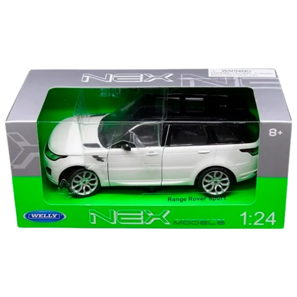 Mașină de colecţie Welly LAND ROVER RANGE ROVER SPORT 24059W Black White photo 5