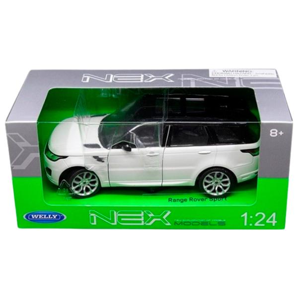 Mașină de colecţie Welly LAND ROVER RANGE ROVER SPORT 24059W Black White photo 5