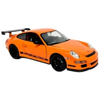 Mașină de colecţie Welly PORSCHE 911 GT3 RS 22495 Black Orange photo 2