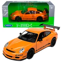 Mașină de colecţie Welly PORSCHE 911 GT3 RS 22495 Black Orange photo 5