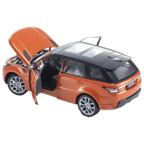 Mașină de colecţie Welly RANGE ROVER SPORT 24059 Black Orange photo 3 Mașină de colecţie Welly RANGE ROVER SPORT 24059 Black Orange photo 3
