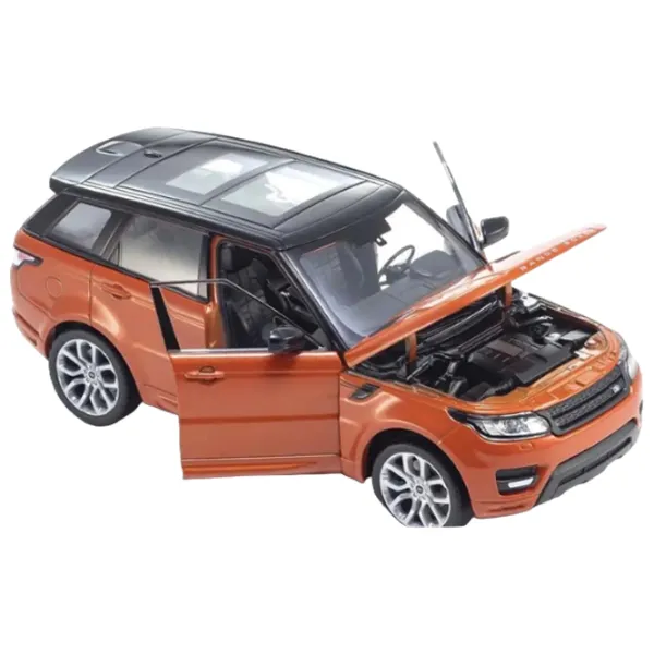 Mașină de colecţie Welly RANGE ROVER SPORT 24059 Black Orange photo 5 Mașină de colecţie Welly RANGE ROVER SPORT 24059 Black Orange photo 5