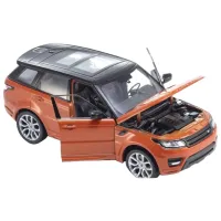 Коллекционная машина Welly RANGE ROVER SPORT 24059 Черный Оранжевый photo 5