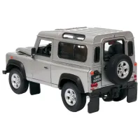 Mașină de colecţie Welly Land Rover Defender 22498 Black Gray photo 3