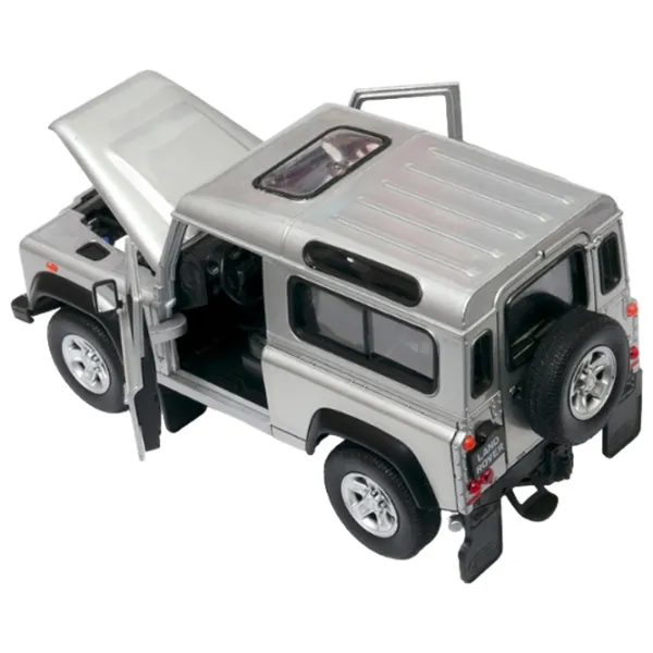 Mașină de colecţie Welly Land Rover Defender 22498 Black Gray photo 4 Mașină de colecţie Welly Land Rover Defender 22498 Black Gray photo 4