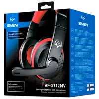 Căști Sven AP-G112MV Red Black Cu fir/ Gaming photo 5