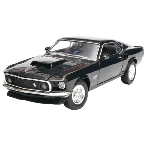 Mașină de colecţie Welly 1969 FORD MUSTANG BOSS 429 24067 Black Black photo 2