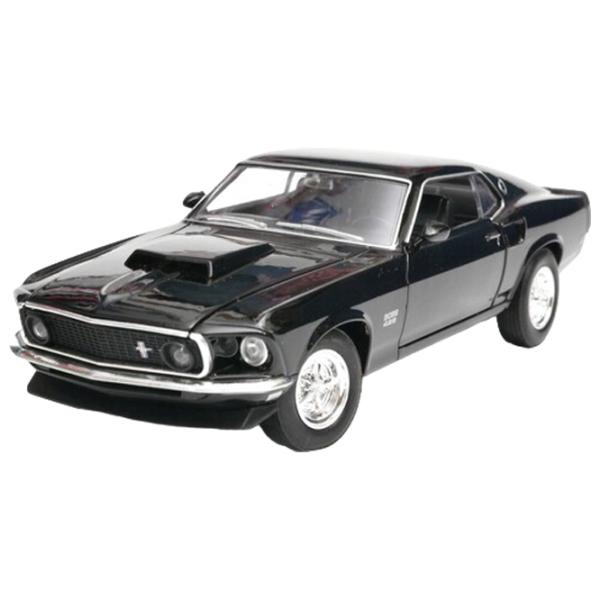 Mașină de colecţie Welly 1969 FORD MUSTANG BOSS 429 24067 Black Black photo 2