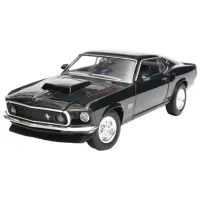 Коллекционная машина Welly 1969 FORD MUSTANG BOSS 429 24067 Черный Черный photo 2