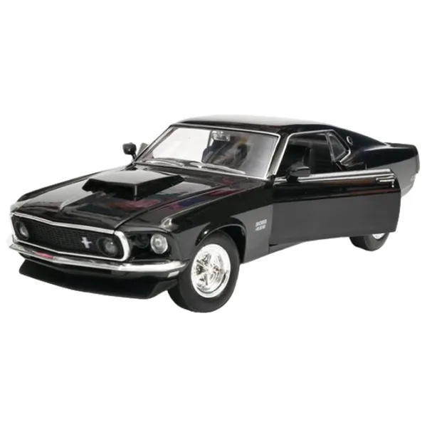 Mașină de colecţie Welly 1969 FORD MUSTANG BOSS 429 24067 Black Black photo 3