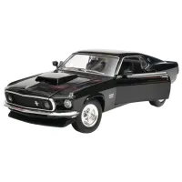 Коллекционная машина Welly 1969 FORD MUSTANG BOSS 429 24067 Черный Черный photo 3