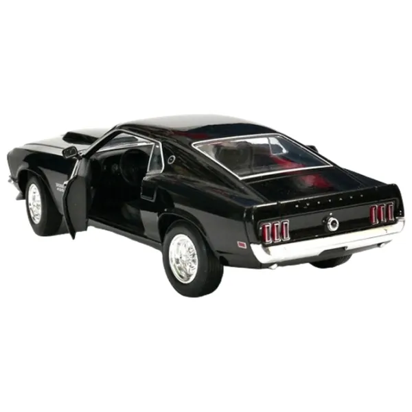 Mașină de colecţie Welly 1969 FORD MUSTANG BOSS 429 24067 Black Black photo 4
