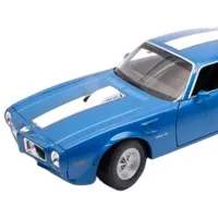 Mașină de colecţie Welly 1972 PONTIAC FIREBIRD 24075 Black Blue photo 2