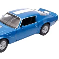 Mașină de colecţie Welly 1972 PONTIAC FIREBIRD 24075 Black Blue photo 3