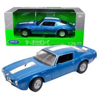 Mașină de colecţie Welly 1972 PONTIAC FIREBIRD 24075 Black Blue photo 4