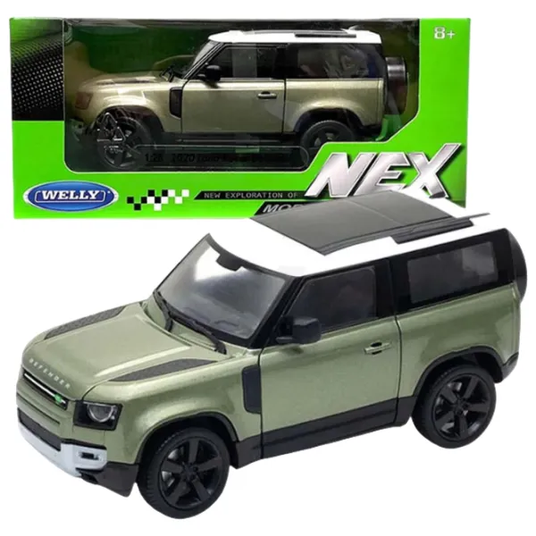 Mașină de colecţie Welly 2020 Land Rover Defender 24110W Black Multicolor photo 5 Mașină de colecţie Welly 2020 Land Rover Defender 24110W Black Multicolor photo 5
