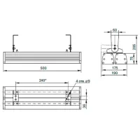 Plafonieră IEK ДСП 1601 Plastic ABS photo 2