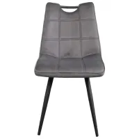 Scaun de bucătărie DecoPrim Confort Catifea/ Gray Black photo 2