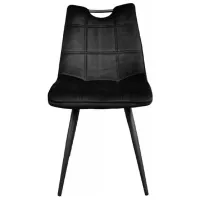 Scaun de bucătărie DecoPrim Confort Catifea/ Black Black photo 2
