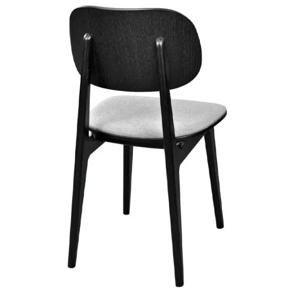 Кухонный стул DecoPrim Lula Ткань/ Серый Черный photo 3 Кухонный стул DecoPrim Lula Ткань/ Серый Черный photo 3