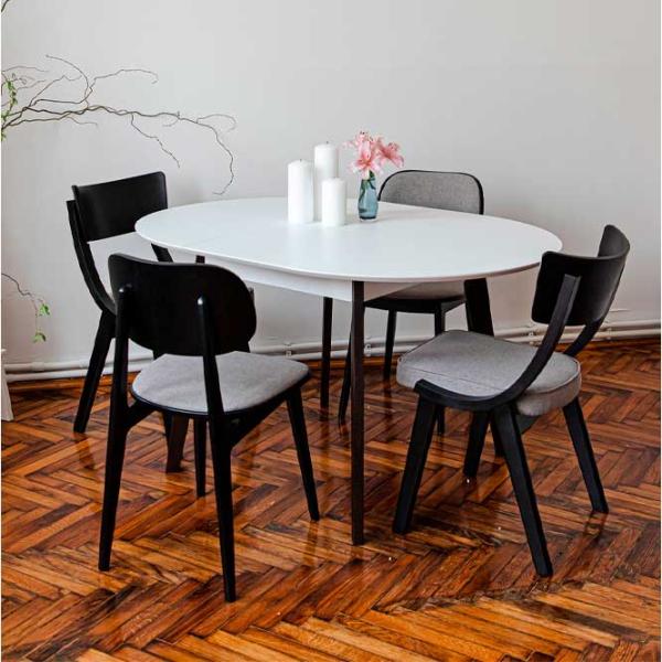 Кухонный стул DecoPrim Lula Ткань/ Серый Черный photo 5 Кухонный стул DecoPrim Lula Ткань/ Серый Черный photo 5