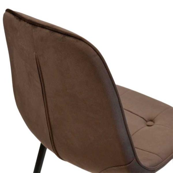 Кухонный стул DecoPrim M-01-3 HLR-49 Бархат/ Коричневый Черный photo 6 Кухонный стул DecoPrim M-01-3 HLR-49 Бархат/ Коричневый Черный photo 6