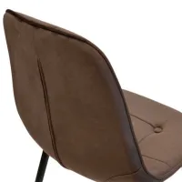 Scaun de bucătărie DecoPrim M-01-3 HLR-49 Catifea/ Brown Black photo 6