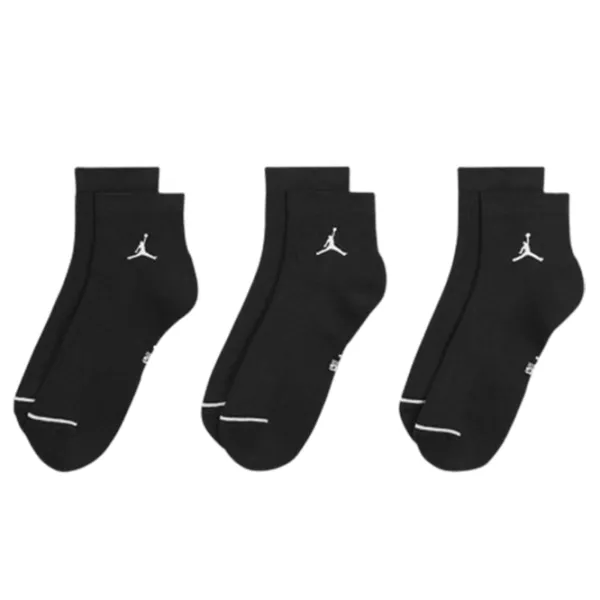 Ciorapi unisex Jordan Ed Cush Poly Ankle 3Pr L/ Black photo 3 Ciorapi unisex Jordan Ed Cush Poly Ankle 3Pr L/ Black photo 3