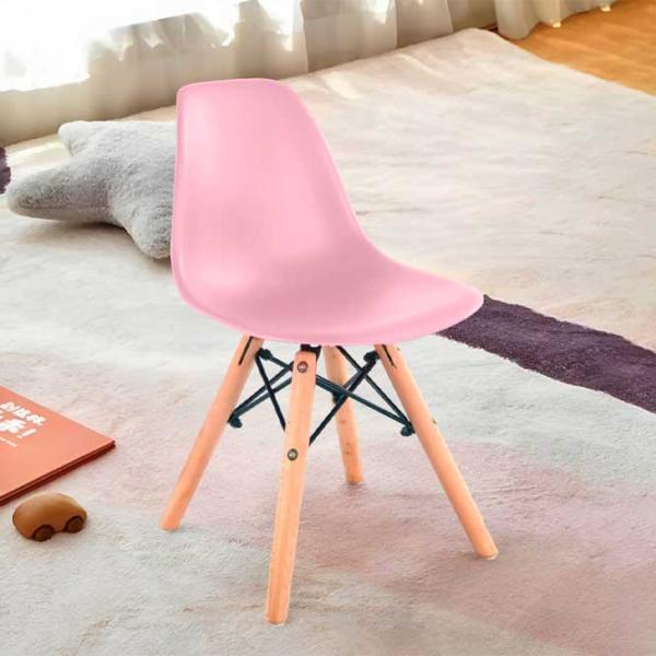 Scaun de bucătărie DecoPrim Bebe Plastic/ Pink photo 2 Scaun de bucătărie DecoPrim Bebe Plastic/ Pink photo 2