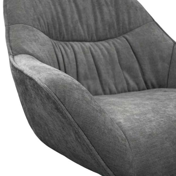 Офисное кресло DecoPrim Madrid Бархат/ Серый photo 4 Офисное кресло DecoPrim Madrid Бархат/ Серый photo 4