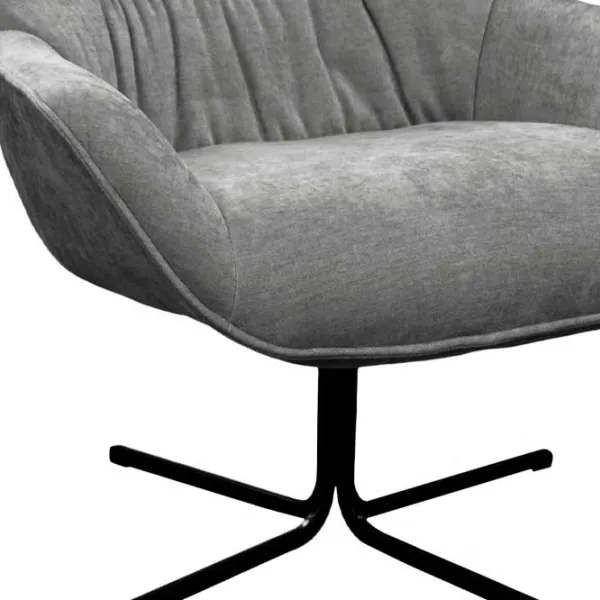 Офисное кресло DecoPrim Madrid Бархат/ Серый photo 5 Офисное кресло DecoPrim Madrid Бархат/ Серый photo 5