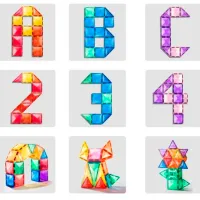 Конструктор Mideer Geometric Shapes Фигуры/ Разноцветный photo 2