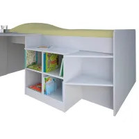Pat pentru copii Polini Kids 80 x 190 cm/ PAL/ White photo 2