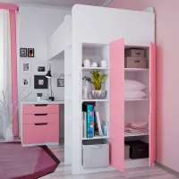 Детская кровать Polini Kids Simple 90 x 200 см/ ЛДСП/ Белый photo 5