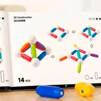Constructor Mideer Cylinders Figuri/ Multicolor photo 3