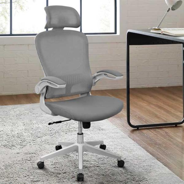 Офисное кресло DecoPrim M350A-G Ткань, акриловая сетка/ Серый photo 2 Офисное кресло DecoPrim M350A-G Ткань, акриловая сетка/ Серый photo 2