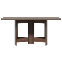 Masă de bucătărie extensibilă Fabrik Home закругленный орех каменный PAL/ Brown photo 2