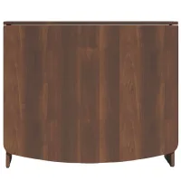 Masă de bucătărie extensibilă Fabrik Home закругленный орех каменный PAL/ Brown photo 3