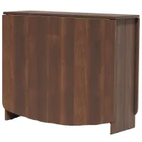 Masă de bucătărie extensibilă Fabrik Home закругленный орех каменный PAL/ Brown photo 4