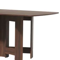 Masă de bucătărie extensibilă Fabrik Home закругленный орех каменный PAL/ Brown photo 5