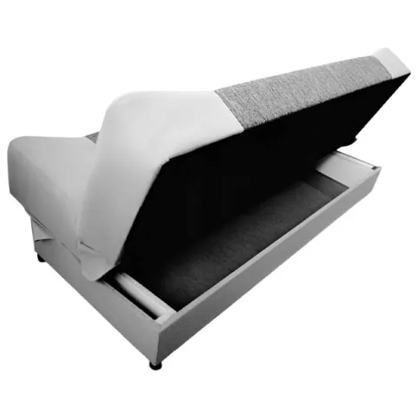 Canapea Platan Maxim 02 (5713009) Pânză de iută/ Light Gray photo 2