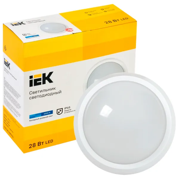 Plafonieră IEK LDPO0-5070-28-4000-K01 253 mm/ Plastic photo 5
