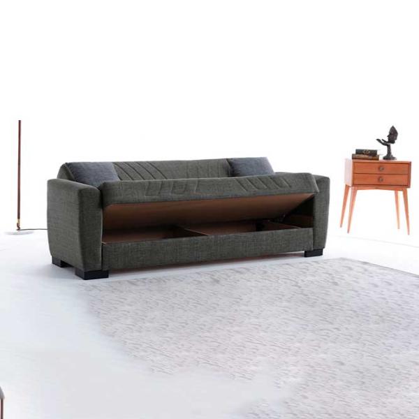 Canapea Fabulous Lori 2 (5641666) Pânză de iută/ Dark Gray photo 3