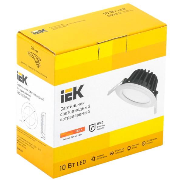 Plafonieră IEK LDVO0-1801-10-3000-K01 Aluminiu photo 4